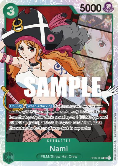 Nami card art