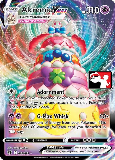 Alcremie VMAX card art