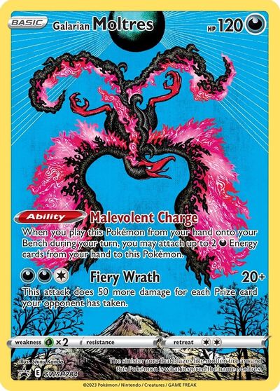 Galarian Moltres - SWSH284 card art