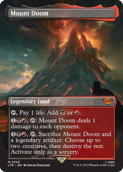 Mount Doom (Borderless) card art