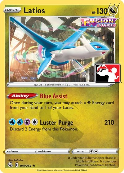 Latios - 194/264 card art