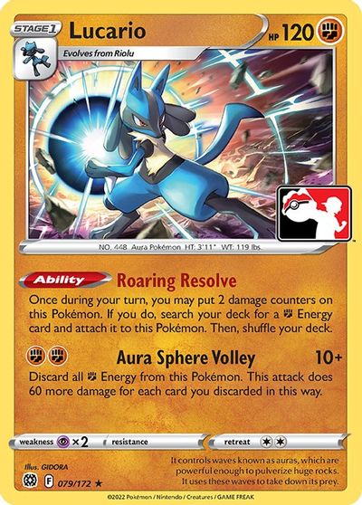 Lucario - 079/172 card art