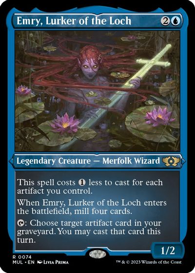 Emry, Lurker of the Loch (Foil Etched) card art