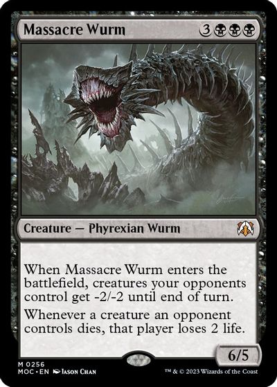 Massacre Wurm card art