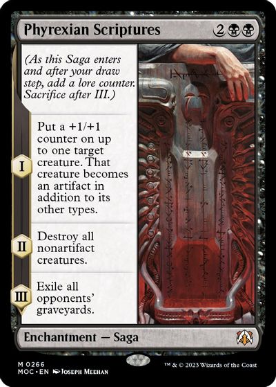 Phyrexian Scriptures card art