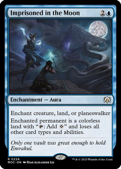 Imprisoned in the Moon card art