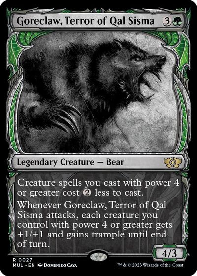 Goreclaw, Terror of Qal Sisma card art