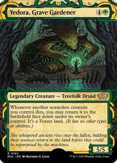 Yedora, Grave Gardener (Halo Foil) card art
