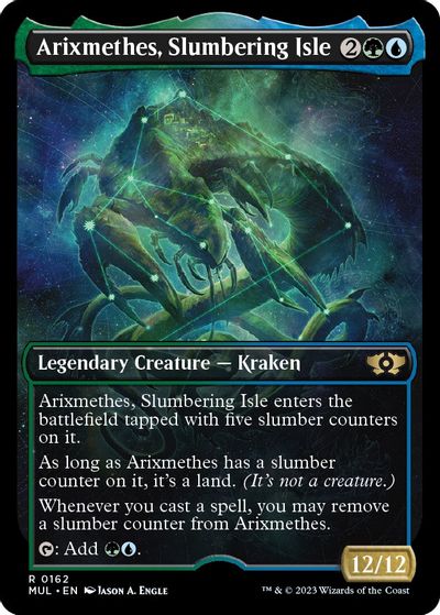 Arixmethes, Slumbering Isle (Halo Foil) card art