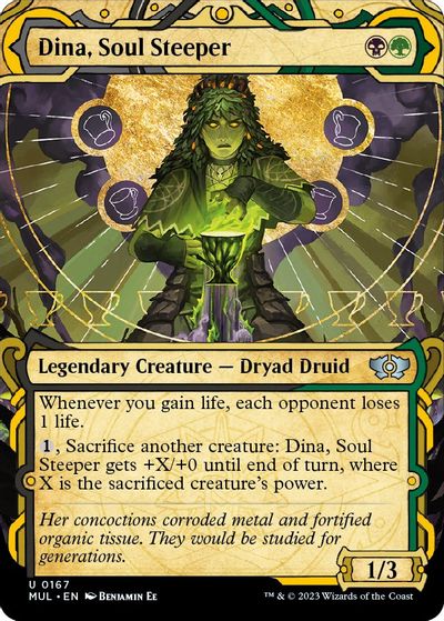 Dina, Soul Steeper (Halo Foil) card art