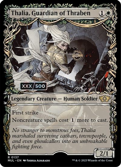 Thalia, Guardian of Thraben (Serial Numbered) card art
