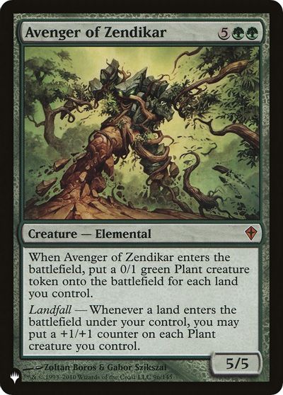 Avenger of Zendikar card art