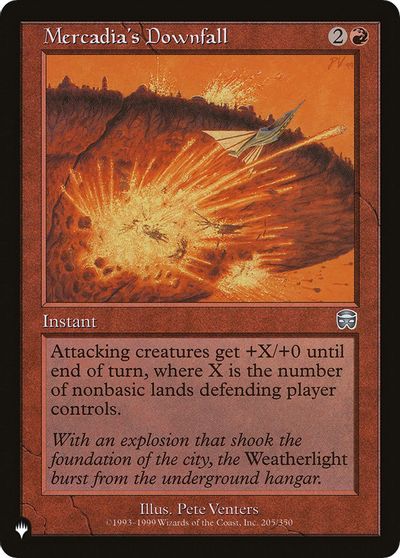 Mercadia's Downfall card art
