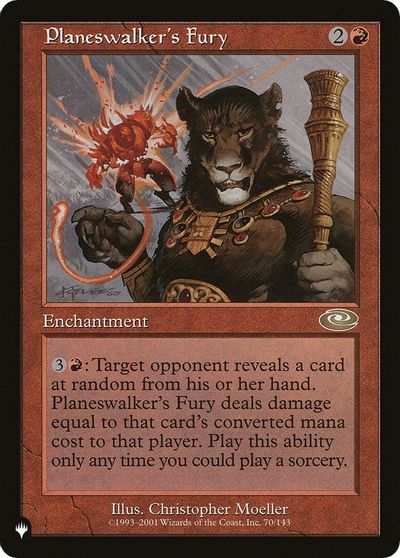 Planeswalker's Fury card art