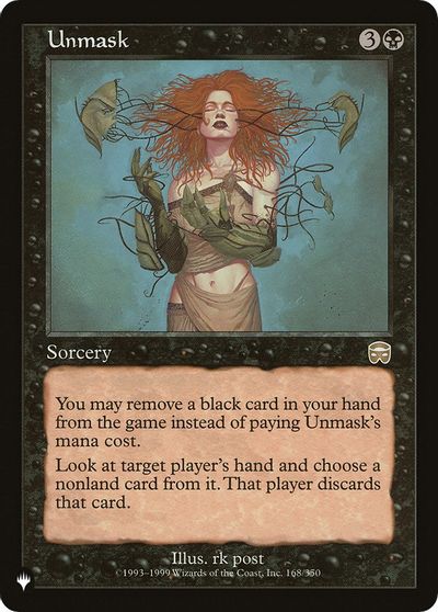 Unmask card art