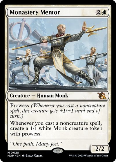 Monastery Mentor card art