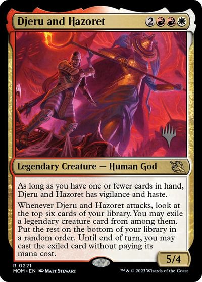 Djeru and Hazoret card art