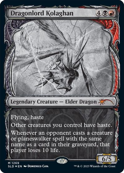 Dragonlord Kolaghan (Halo Foil) card art