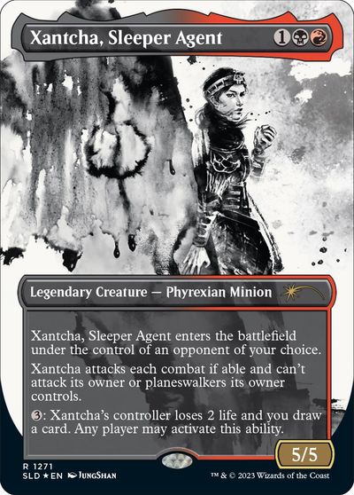 Xantcha, Sleeper Agent (Halo Foil) card art