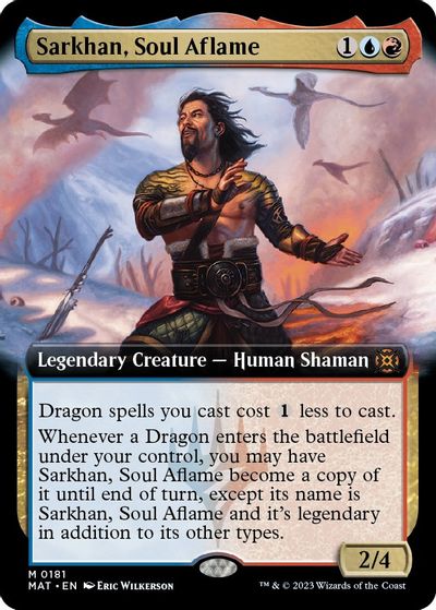 Sarkhan, Soul Aflame (Extended Art) card art