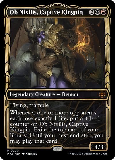Ob Nixilis, Captive Kingpin (Halo Foil) card art