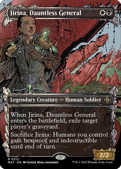 Jirina, Dauntless General (Halo Foil) card art