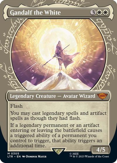 Gandalf the White (Showcase) card art