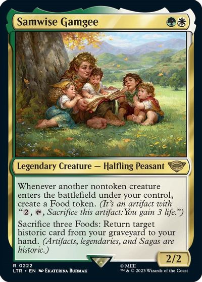 Samwise Gamgee card art