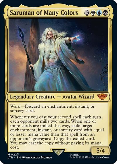Saruman of Many Colors card art