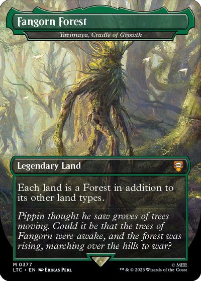Fangorn Forest - Yavimaya, Cradle of Growth card art