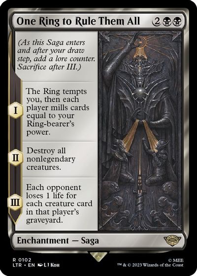 One Ring to Rule Them All card art