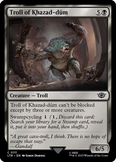 Troll of Khazad-dum card art