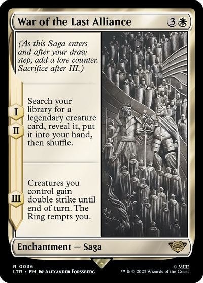 War of the Last Alliance card art