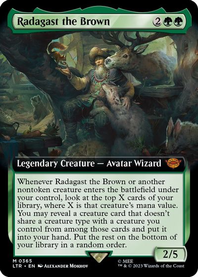 Radagast the Brown (Extended Art) card art