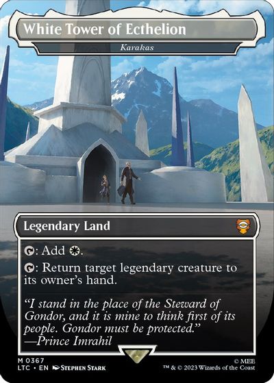 White Tower of Ecthelion - Karakas card art