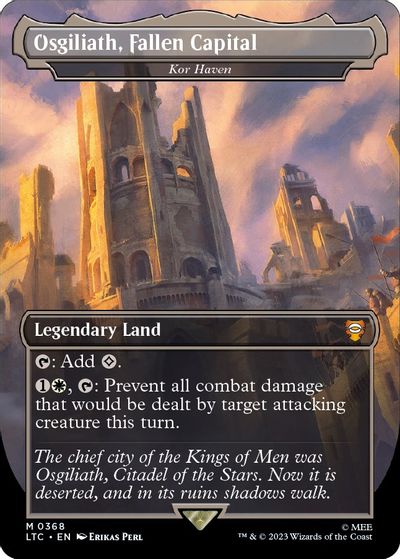 Osgiliath, Fallen Capital - Kor Haven card art