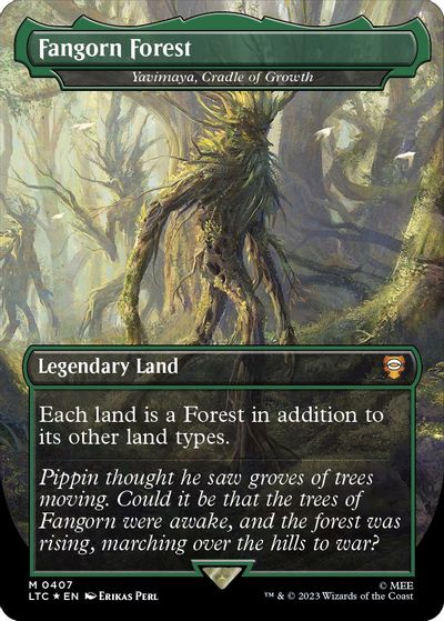Fangorn Forest - Yavimaya, Cradle of Growth (Surge Foil) card art