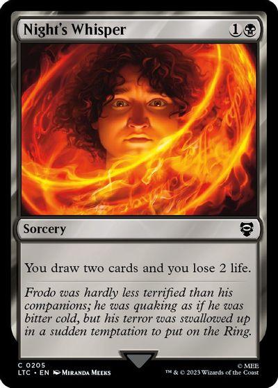 Night's Whisper card art
