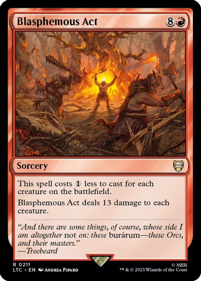Blasphemous Act card art