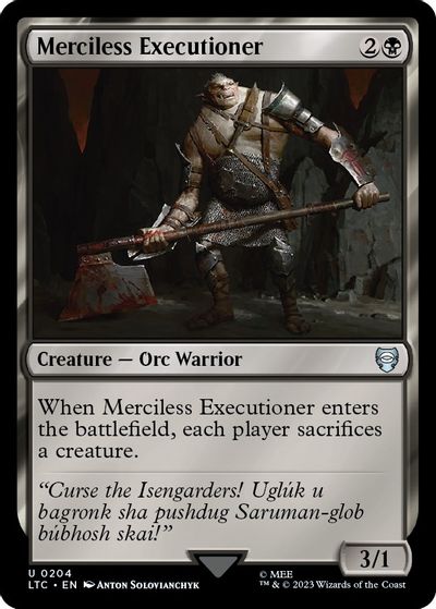 Merciless Executioner card art