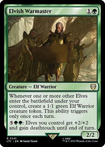 Elvish Warmaster card art