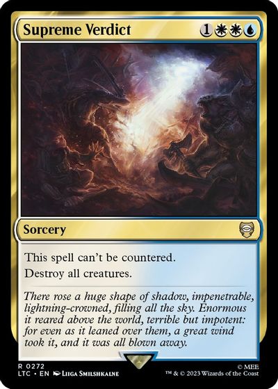 Supreme Verdict card art