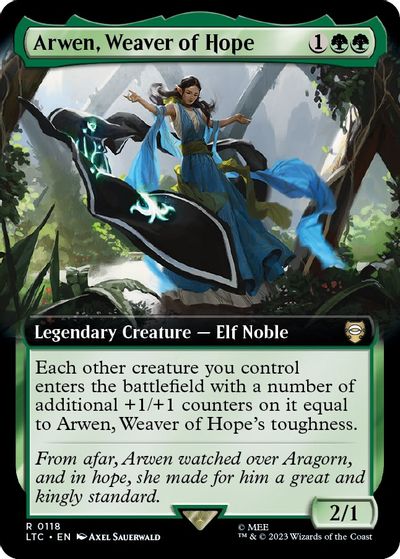 Arwen, Weaver of Hope (Extended Art) card art