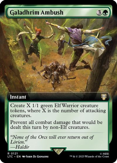 Galadhrim Ambush (Extended Art) card art