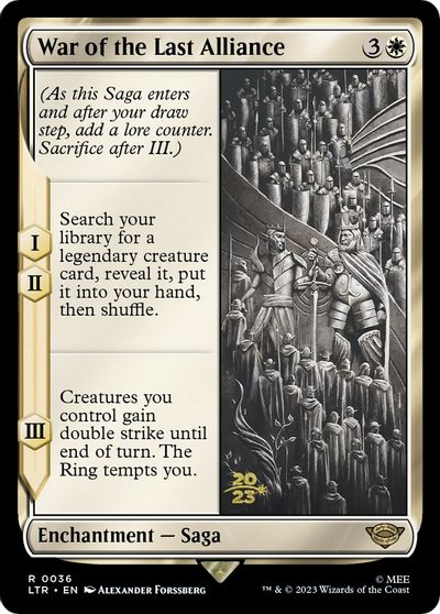 War of the Last Alliance card art
