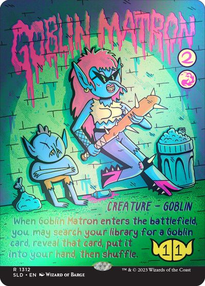 Goblin Matron (Rainbow Foil) card art