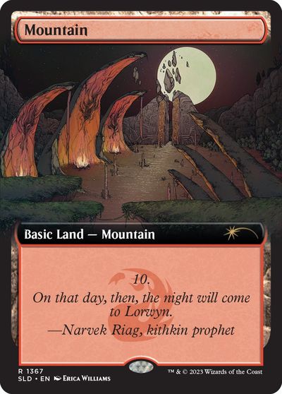 Mountain (1367) card art