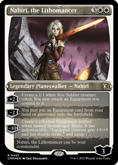 Nahiri, the Lithomancer (Foil Etched) card art