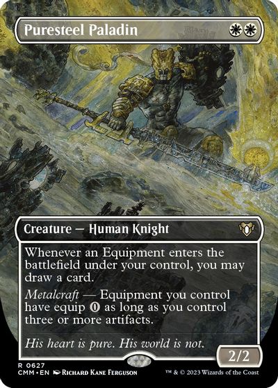 Puresteel Paladin (Borderless) card art