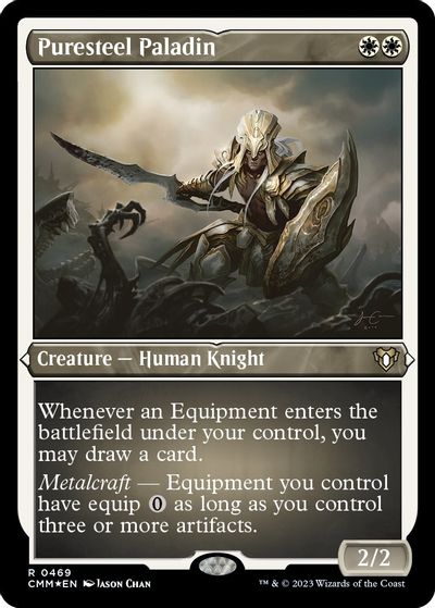 Puresteel Paladin (Foil Etched) card art